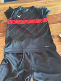 Puma shorts set for kids featuring a coordinated T-shirt and shorts design, soft comfortable fabric, sporty styling, and everyday wear suitable for play, outings, and active activities.