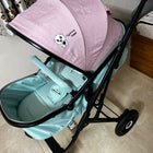 LIFELONG  Baby Stroller/Pram, Pink & green/ Travel system with car seat 