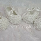 Crochet baby booties