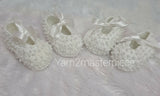 Crochet baby booties