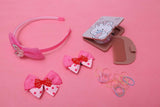 ilearnngrow Bow Hair Accessories Set - Pink