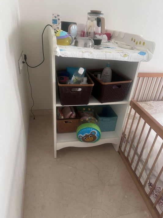  IKEA Changing Table – Practical Design with Ample Storage for Convenient Baby Care.