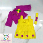 Crochet baby frock