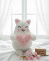 Crochet Cat with heart