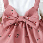 Pink and White Frock/Dress for Baby Girl