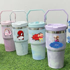 Personalized Texture Print Travel Tumbler – 600ml