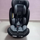 R for Rabbit ISOFIX car seat with secure ISOFIX installation, 5-point safety harness, side-impact protection, adjustable headrest, and cushioned seating for safe and comfortable travel.