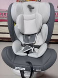 R for Rabbit Jack N Jill Grand ISOFIX car seat with secure ISOFIX installation, adjustable safety harness, cushioned seating, side-impact protection, and comfortable travel support for growing children.