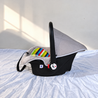 R FOR RABBIT Picaboo 4-in-1 Baby Car Seat Carry Cot Rocker B186 in Rainbow design.