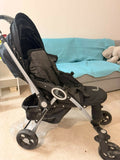 R FOR RABBIT Chocolate Ride Baby Stroller/Pram in Some Used condition featuring a comfortable reclining seat, safety harness, protective canopy, smooth wheels, foldable frame, and convenient design for everyday baby travel.