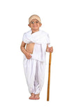 Mahatma Gandhi Dhoti Chadar Freedom Fighter Outfit: Authentic and comfortable costume for cultural events and fancy dress competitions.