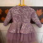 Angel Couture baby dress, designer partywear frock India, Delhi designer baby frock, heavy partywear dress for baby girl, luxury baby dress for wedding