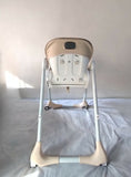 R FOR RABBIT Marshmallow Baby High Chair B176 with 7-level recline and foldable design.