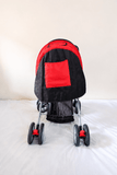 LuvLap Galaxy Baby Stroller Pram 18258 B120 with reversible handle, 5-point safety harness, comfortable reclining seat, protective canopy, foldable frame, smooth wheels, and convenient storage for everyday outings.