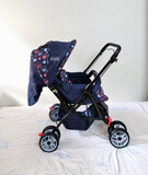 BABYHUG Melody Baby Stroller/Pram B151 in Almost New condition featuring a reversible handle, reclining seat, protective canopy and convenient foldable design for comfortable everyday walks, outings and travel with your baby.