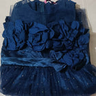 FRENDZ partywear frock/dress for baby girls made from soft, comfortable fabric with elegant detailing and a stylish design, perfect for birthdays, weddings, festive celebrations, and special occasions.