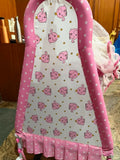 Fab N Funky Manual Cradle with a sturdy frame, gentle manual rocking motion, comfortable sleeping area, breathable design, and secure construction to provide a cozy resting space for newborns and infants.