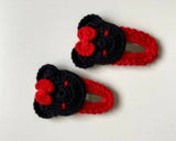 Crochet handmade hair clip