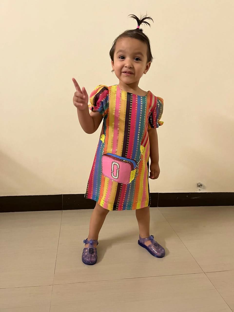 Marc Jacob Beautiful Dress for Baby Girl: Stylish and Elegant Baby Fashion.