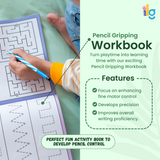 Introducing our Pencil Gripping Workbook - a carefully designed tool to support and refine a child's pencil grip and writing skills.