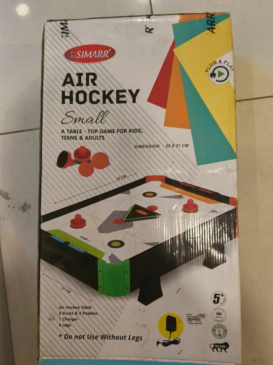 SIMARR Air Hockey Game for fun and interactive indoor play.
