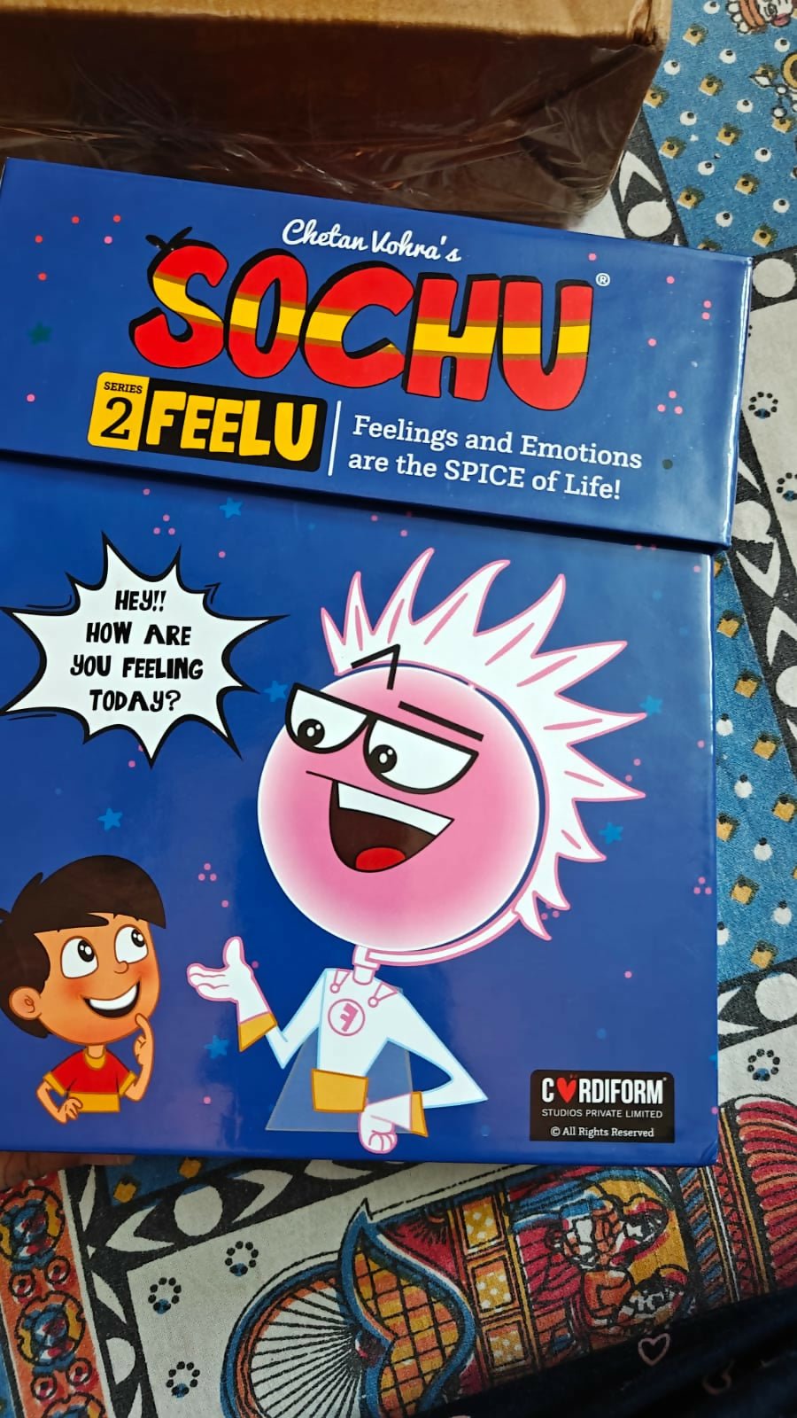 SOCHU Feelings Book for Kids with colorful illustrations, engaging activities, and child-friendly pages designed to help children understand emotions, build empathy, and develop emotional awareness.