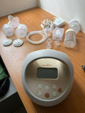 SPECTRA S2 Pro Wearable Breast Pump with 2 Phase Pumping in Almost New condition, featuring a compact hands-free design and convenient pumping modes for comfortable and flexible breast milk expression.