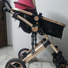 Babyhug majestic Stroller cum carry cot with canopy