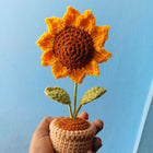 Sunflower Pot Crochet