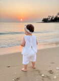 TINY TIGGY  Baby Girl Summer Eyelet Embroidery Set  2-piece set