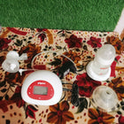 Pigeon electric breast pump with adjustable suction levels, soft silicone breast cushion, quiet operation, and efficient milk expression for comfortable breastfeeding support.