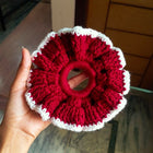 Crochet Rubber Bands for Baby Girls featuring cute handmade crochet detailing and soft elastic bands, perfect for ponytails, pigtails, everyday styling, birthdays, festive looks and gifting.