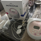 Spectra Electric Breast Pump with adjustable suction levels, massage mode, closed-system hygiene, quiet operation, BPA-free components, and ergonomic controls for comfortable and efficient milk expression.