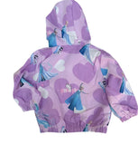 Purple children's jacket with princess designs 