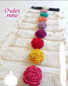Crochet Flower Bracelet