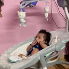 Soothe and entertain your baby with the INGENUITY Baby Electric Swing in Grey, featuring multiple speed settings, recline positions, and built-in melodies for customizable comfort and convenience.