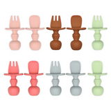 Silicon spoon and fork