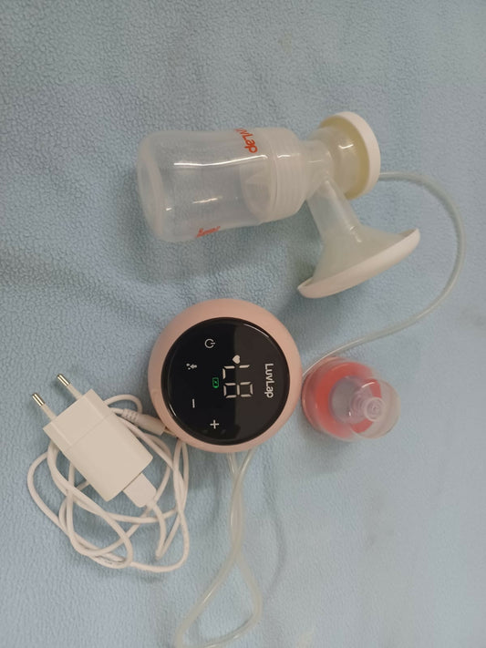LUVLAP Adore electric breast pump, 2-phase pumping breast pump India, portable breast pump for mothers, comfortable electric milk pump, quiet breast pump