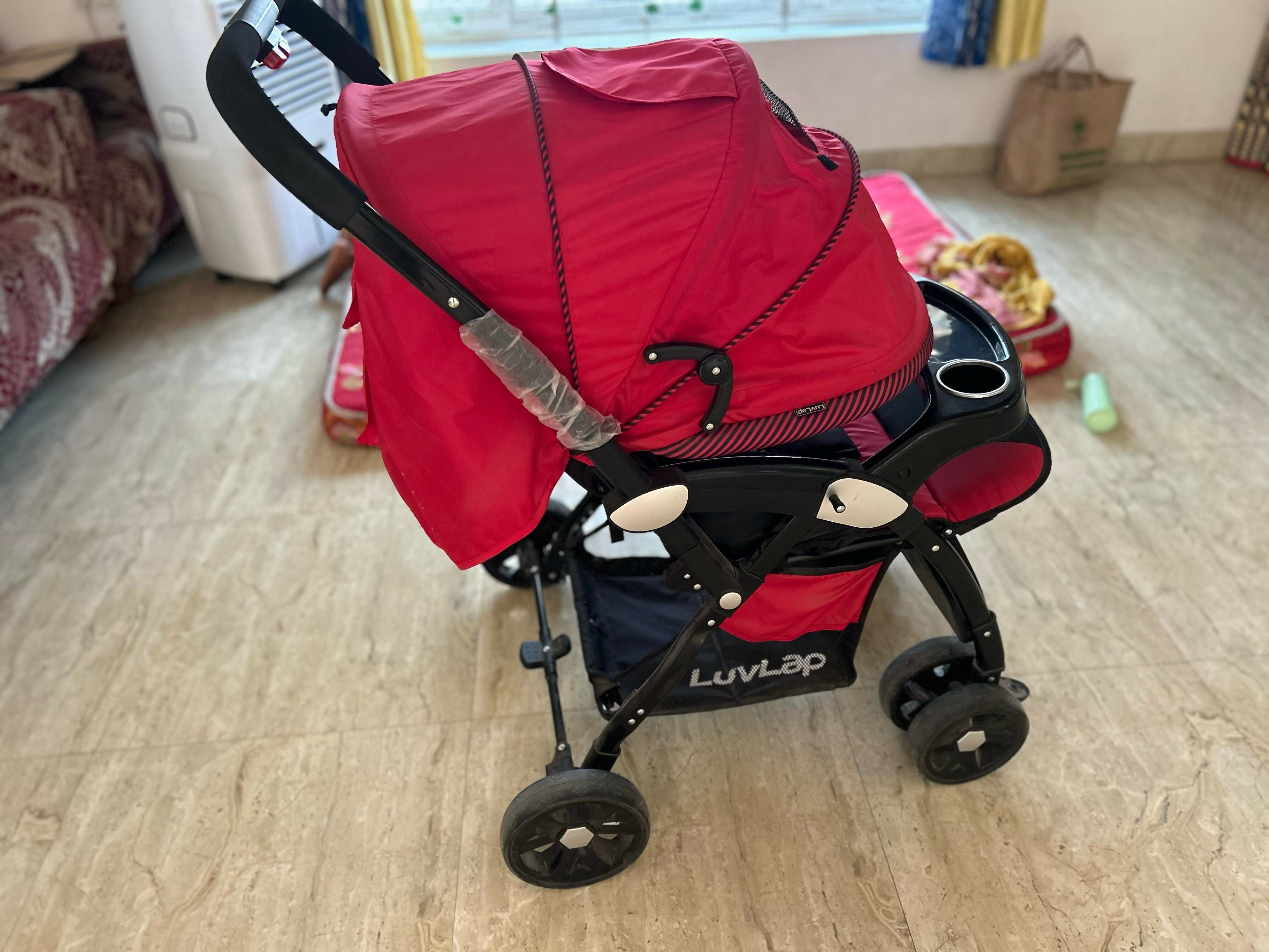 Buy LUVLAP Stroller/Pram – Comfortable, Safe, and Travel-Friendly Ride for Babies

