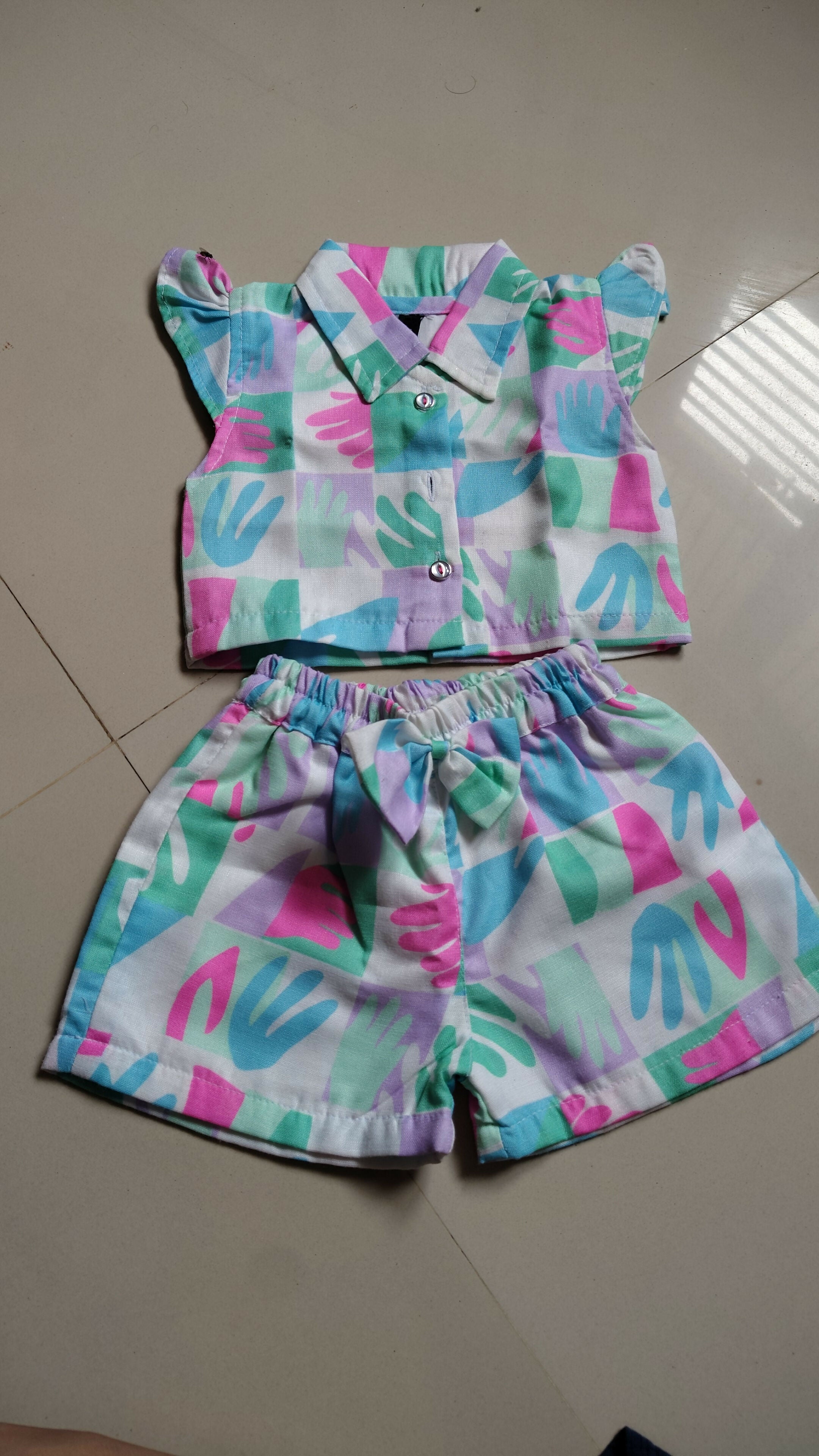 Top & Shorts Set of 2 for Baby Girl featuring two cute coordinated outfits with comfortable fabric and stylish designs for everyday wear, playtime, outings, travel, and casual occasions.