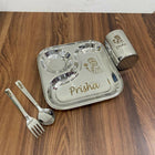 Personalised Snack 2 Partition Thali Set