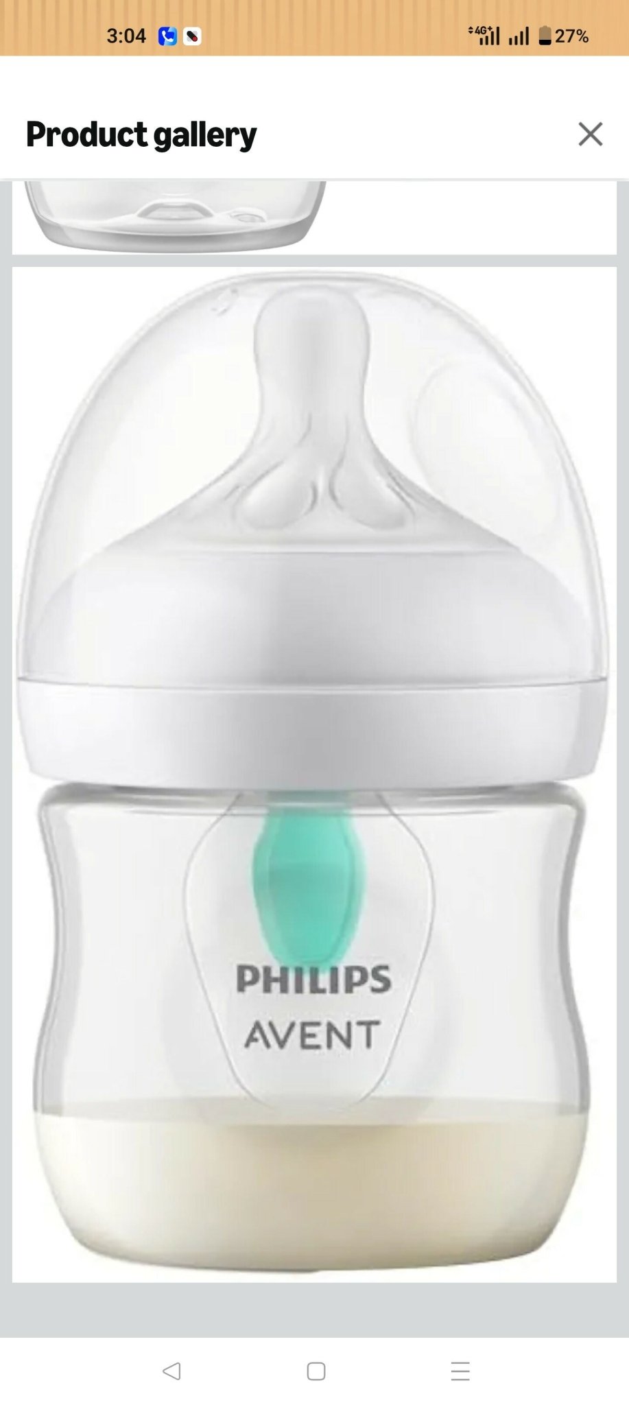 Philips Avent feeding bottle set with AirFree vent, two BPA-free bottles, anti-colic design, soft silicone nipples, and an ergonomic shape for comfortable feeding.