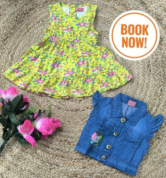 Babyhug Dress and Top for Baby Girl – Soft, stylish, and perfect for everyday charm.

