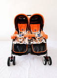 Mee Mee Twin Baby Stroller Double Pram Side by Side Reclining B124