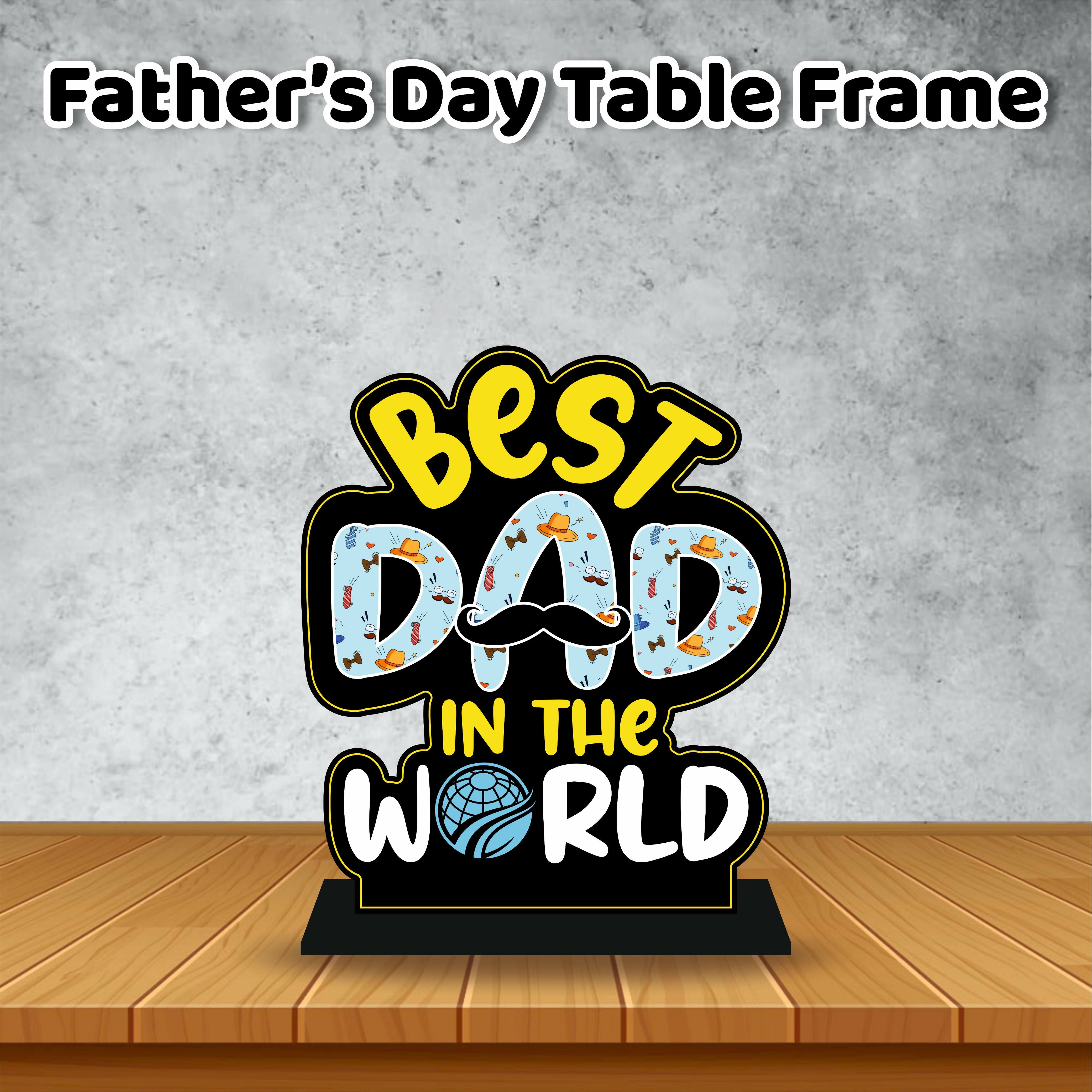 PERSONALIZED Father’s Day Special Table Top Photo with Cutout