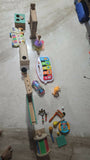 CURIOUS CUB Channapatna Wooden Toy Set (19 Pieces)