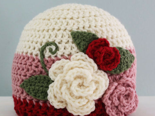 Crochet baby beanie/ cap