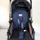 LUVLAP Galaxy 18257 Baby Stroller Pram Reversible Recline 15kg Navy Black B169