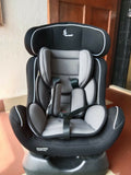 R FOR RABBIT Jack N Jill Grand Convertible Baby Car Seat – Black Grey