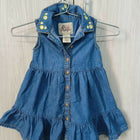 Dress your baby girl in timeless style with ARABELLA & ADDISON Denim Frock/Dress, crafted for elegance and comfort.